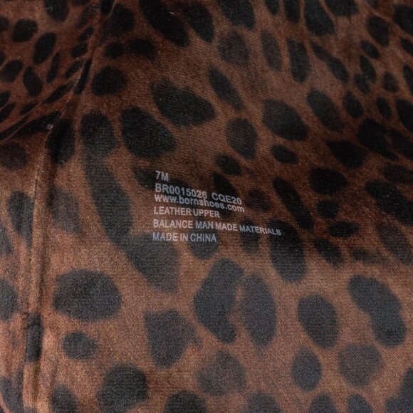 Born Borman Womens Distress Brown Leather Back Zipper Fashion OTK Boots sz 7 - Picture 9 of 10